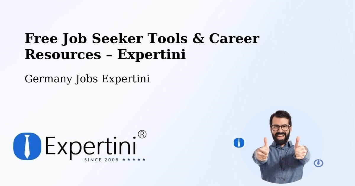 Free Job Seeker Tools & Career Resources – Timmaspe - Timmaspe, Germany Jobs Expertini