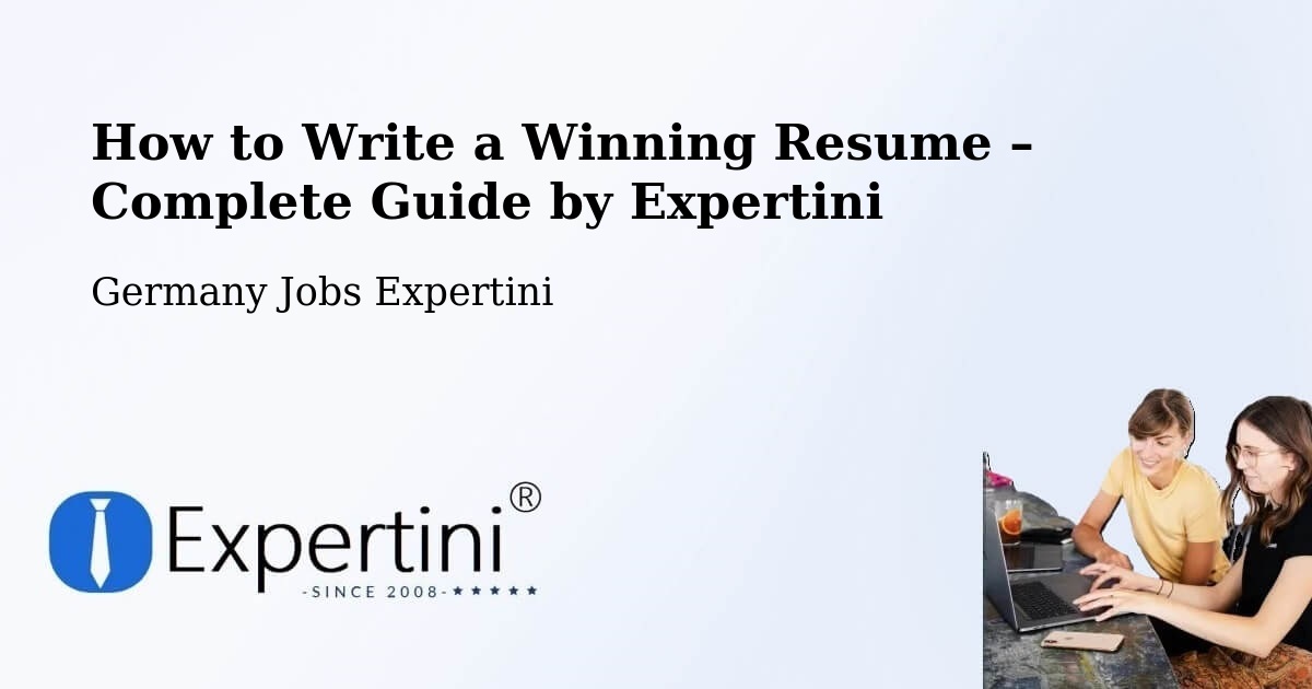 Resume Writing Guide for Job Seekers – Timmaspe - Timmaspe, Germany Jobs Expertini